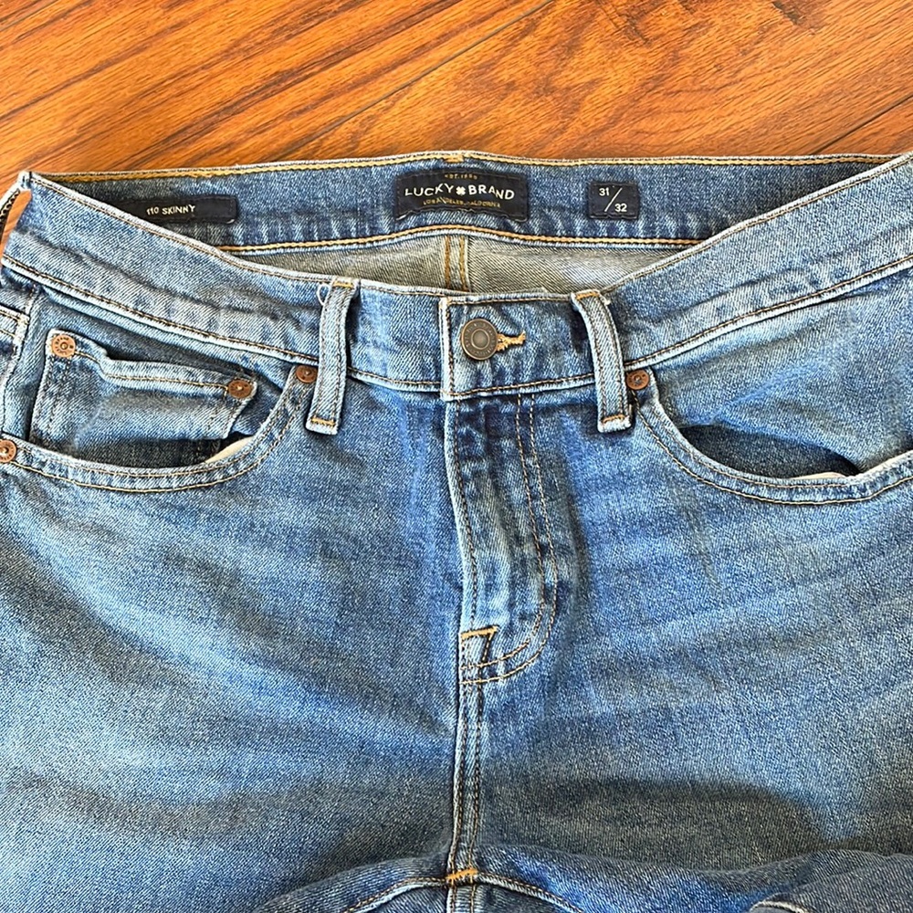 Luck brand 110 skinny men’s jeans. Size 31/32
